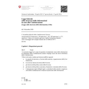 L sicurezza informazioni