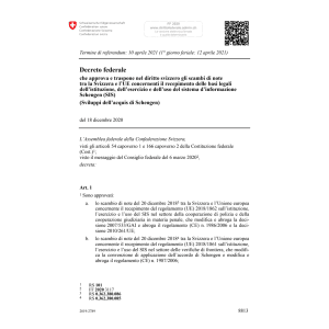 Sviluppi acquis Schengen
