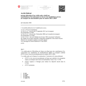 Af crédit installations privées 21-24