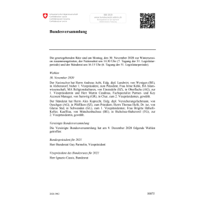 Bundesversammlung