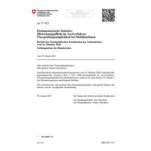 Parl. Init. Asylverfahren