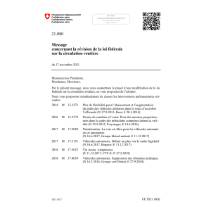M révis. LF circulation routière 21.080