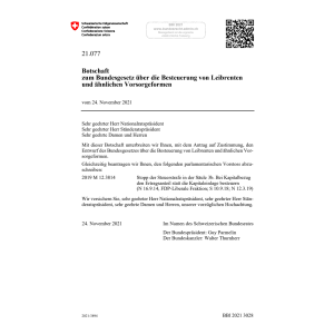 BO BG Besteuerung Leibrenten 21.077