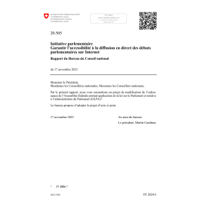 Init.parl accessibilité diffusion direct
