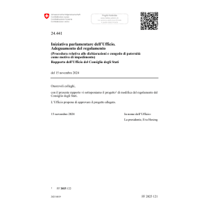 Iniz.parl. Congedo di paternità 24.441