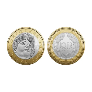 Münzsatz 2025, polierte Platte