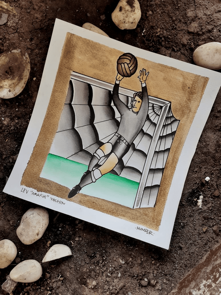 "Araña" acuarela sobre fabriano