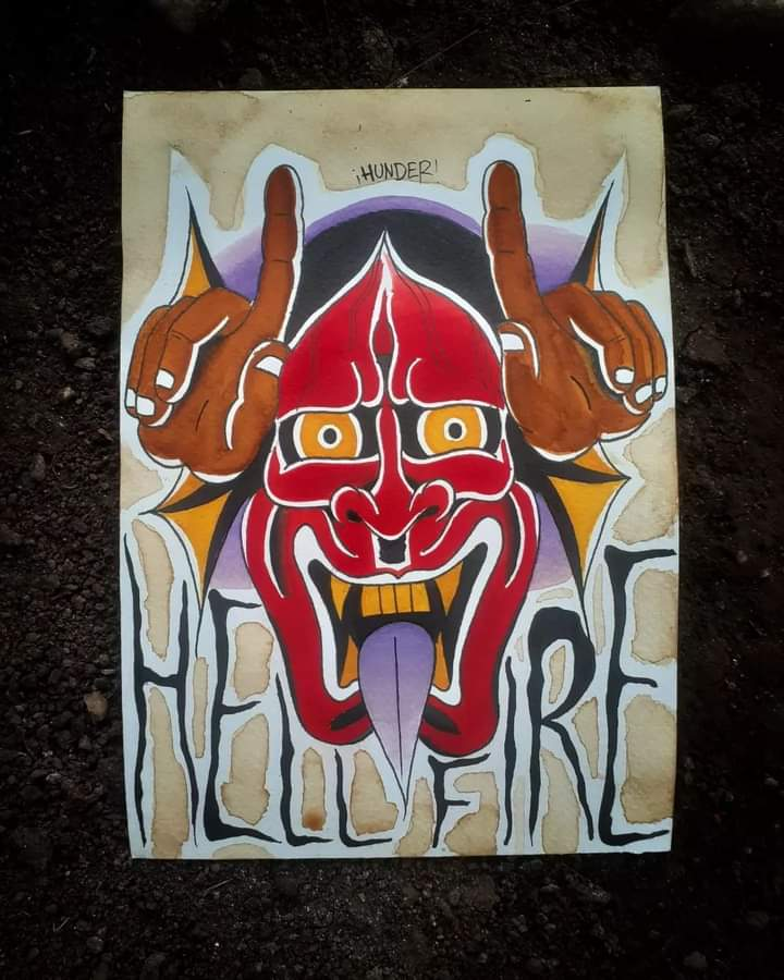 "Munson" acuarela sobre fabriano