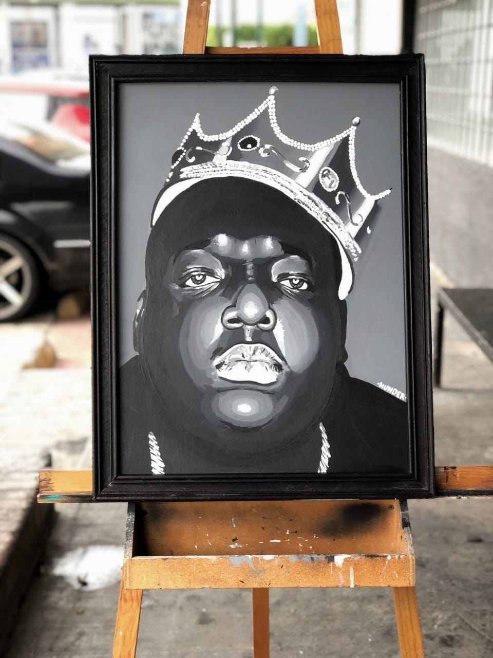 "Notorius B.I.G" acrílico