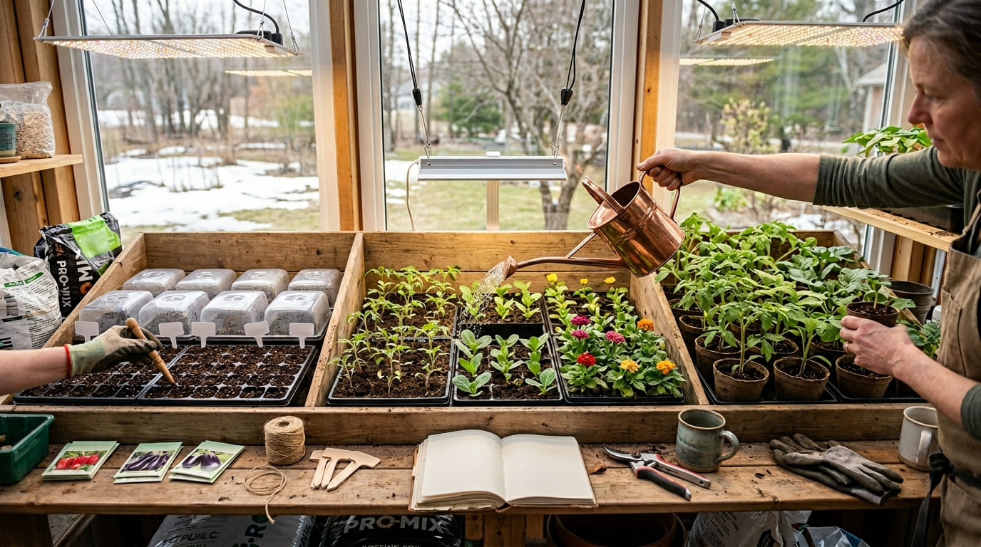 Рассада в марте 2026: что сеять, когда сажать и благоприятные дни