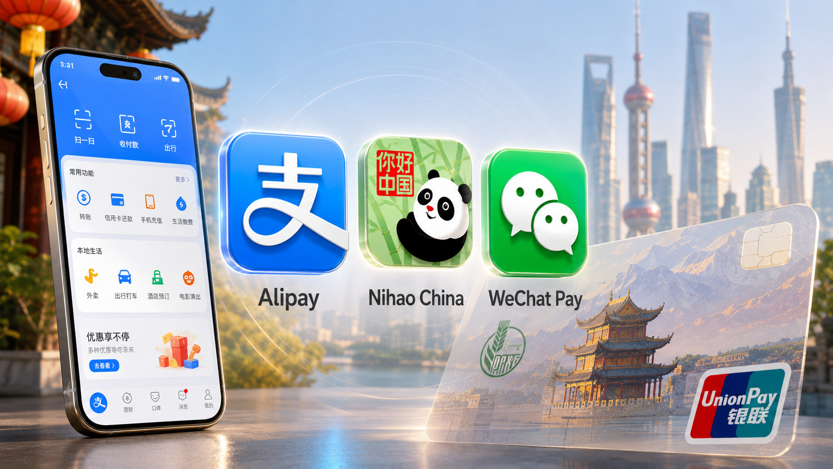 Приложение для оплаты в Китае для россиян в 2026 году: Nihao China, Alipay и WeChat Pay