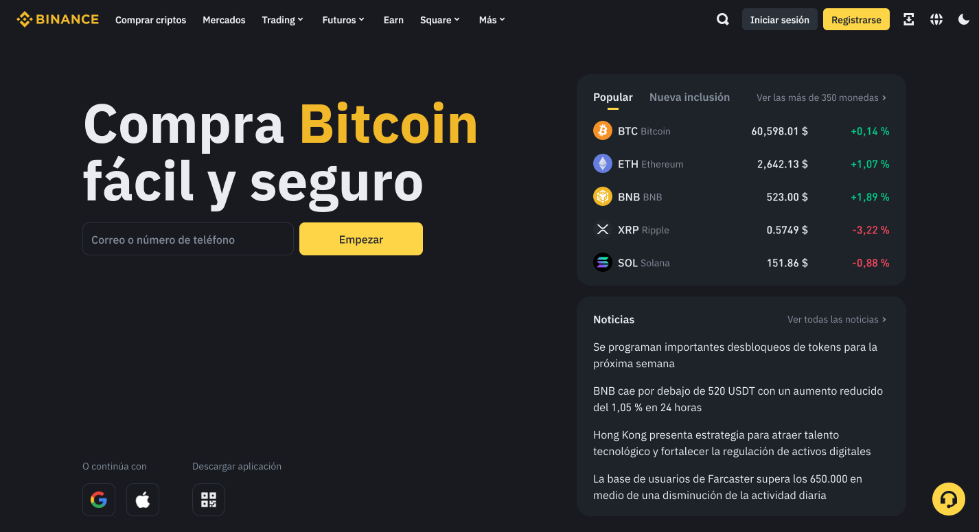 Cómo comprar Bitcoin en Binance: una guía paso a paso 🪙