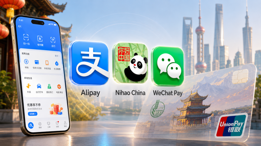 Приложение для оплаты в Китае для россиян в 2026 году: Nihao China, Alipay и WeChat Pay