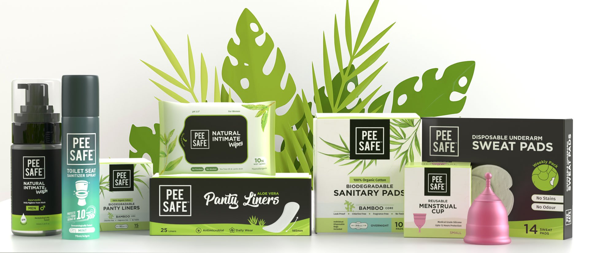 Buy Pee Safe Biodegradable Panty Liners Online at Best Price of Rs