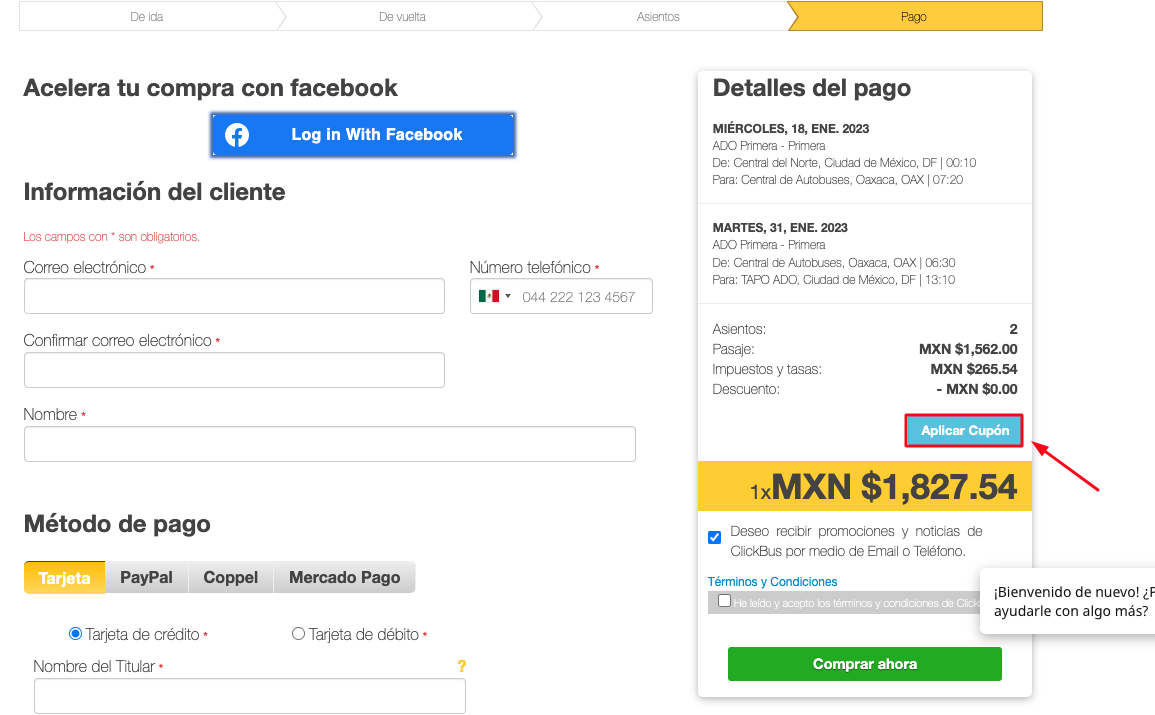 Imágen 9: Use el Cupón ADO Imágen 9: Ofertas verificadas - Cupones ADO