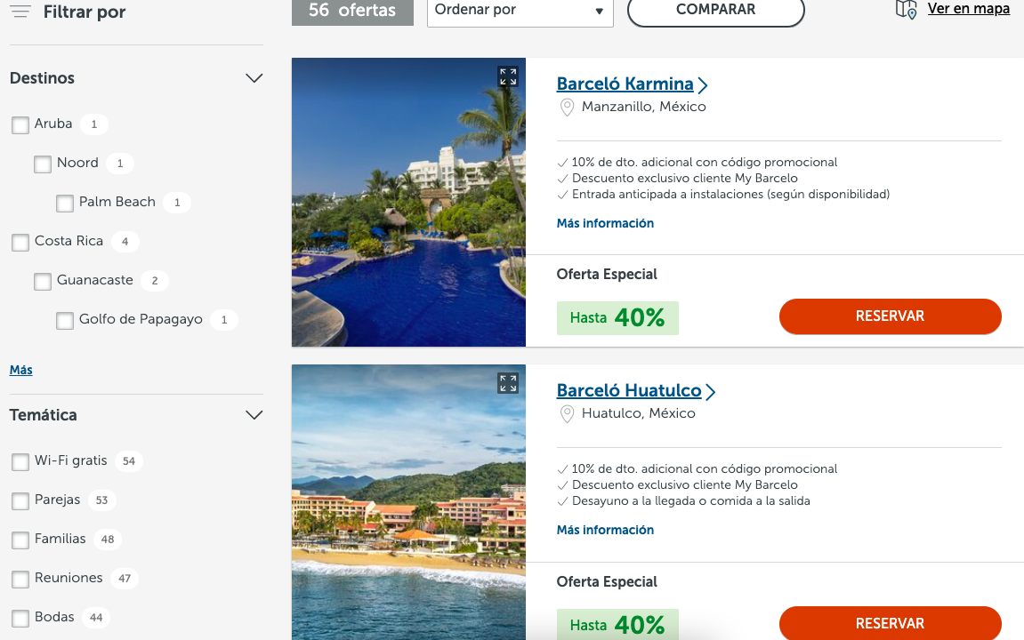 Use el Cupón Barceló Hotels Ofertas verificadas - Cupones Barceló Hotels