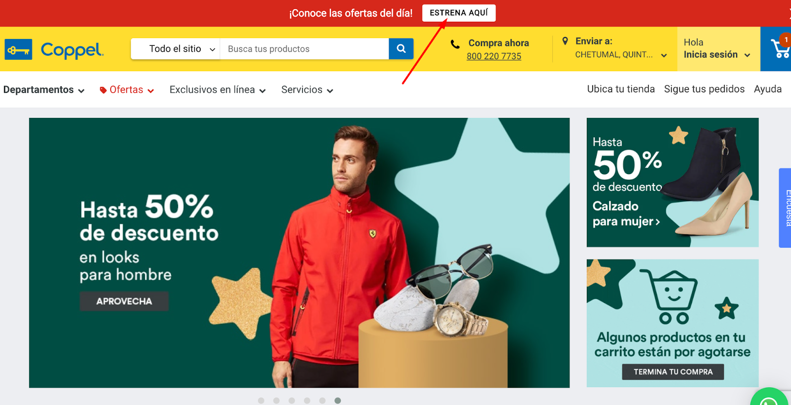 Coppel Ofertas Relámpago: hasta 50% de descuento en ropa, calzado y más