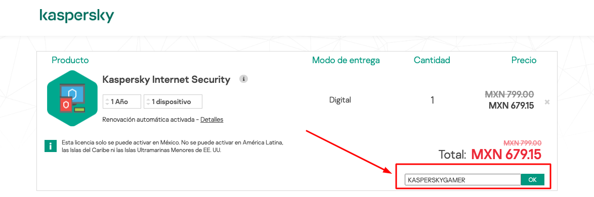 Imágen 7: Use el Cupón Kaspersky Imágen 7: Ofertas verificadas - Cupones Kaspersky