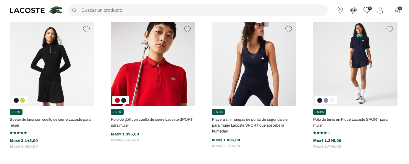 Imágen 10: Use el Cupón Lacoste Imágen 10: Ofertas verificadas - Cupones Lacoste