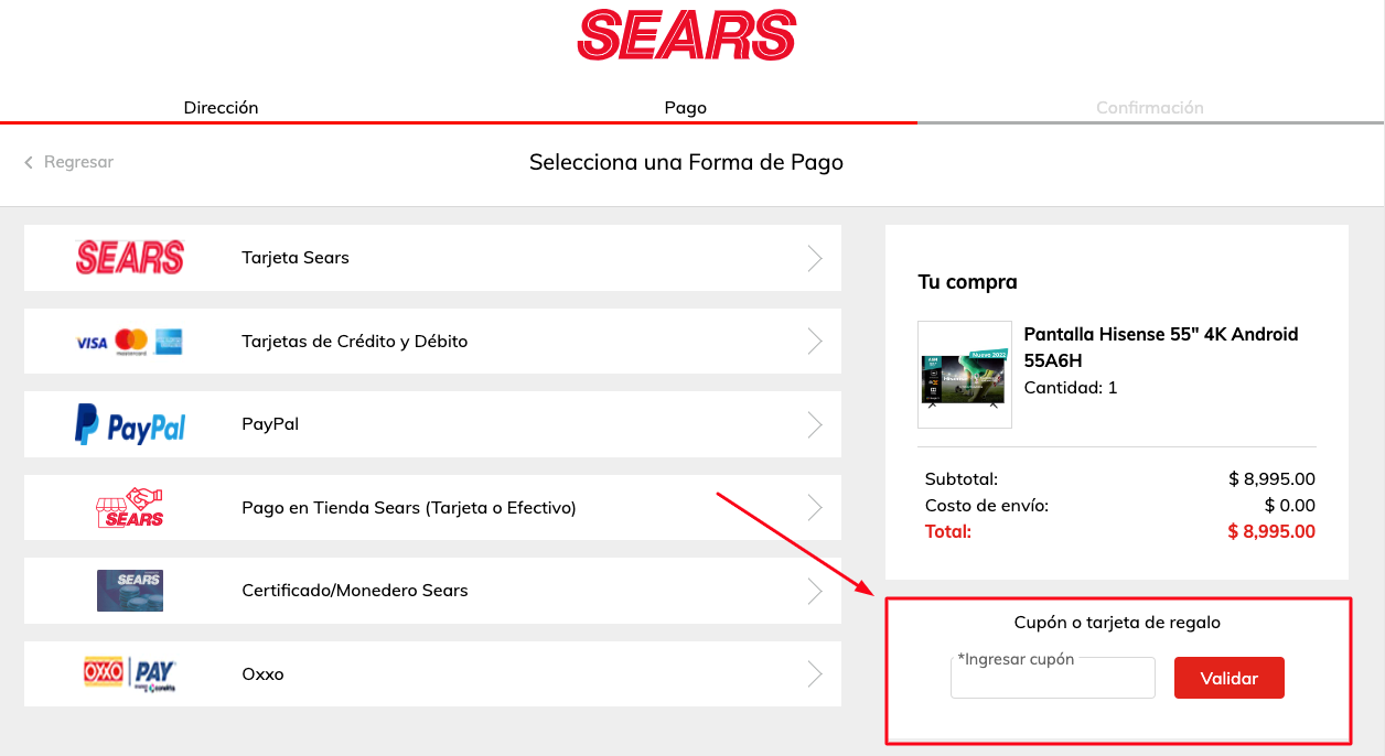 Imágen 8: Use el Cupón Sears Imágen 8: Ofertas verificadas - Cupones Sears