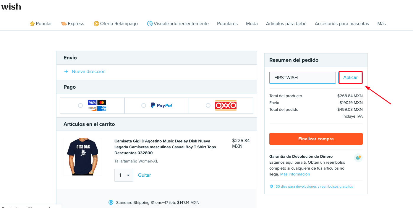Imágen 8: Use el Cupón Wish Imágen 8: Ofertas verificadas - Cupones Wish