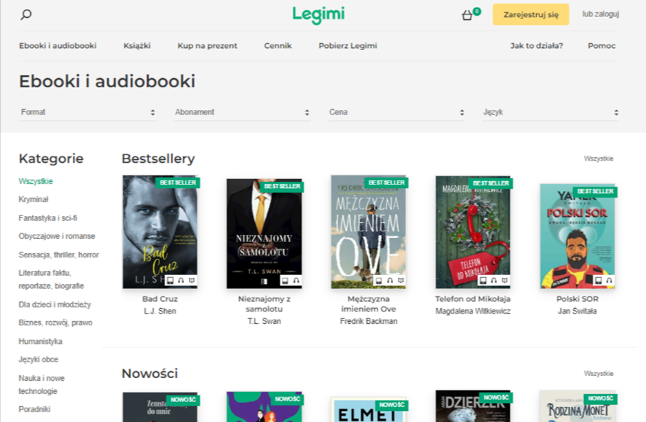 Kody Rabatowe Legimi Najlepsze oferty: Legimi Kod Rabatowy i Promocje