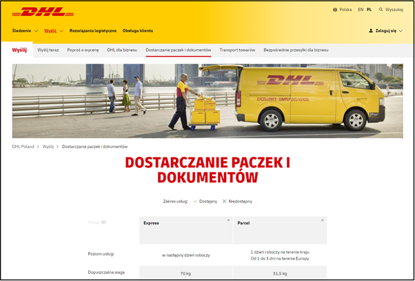 Najlepsze oferty: DHL Kod Rabatowy i Promocje