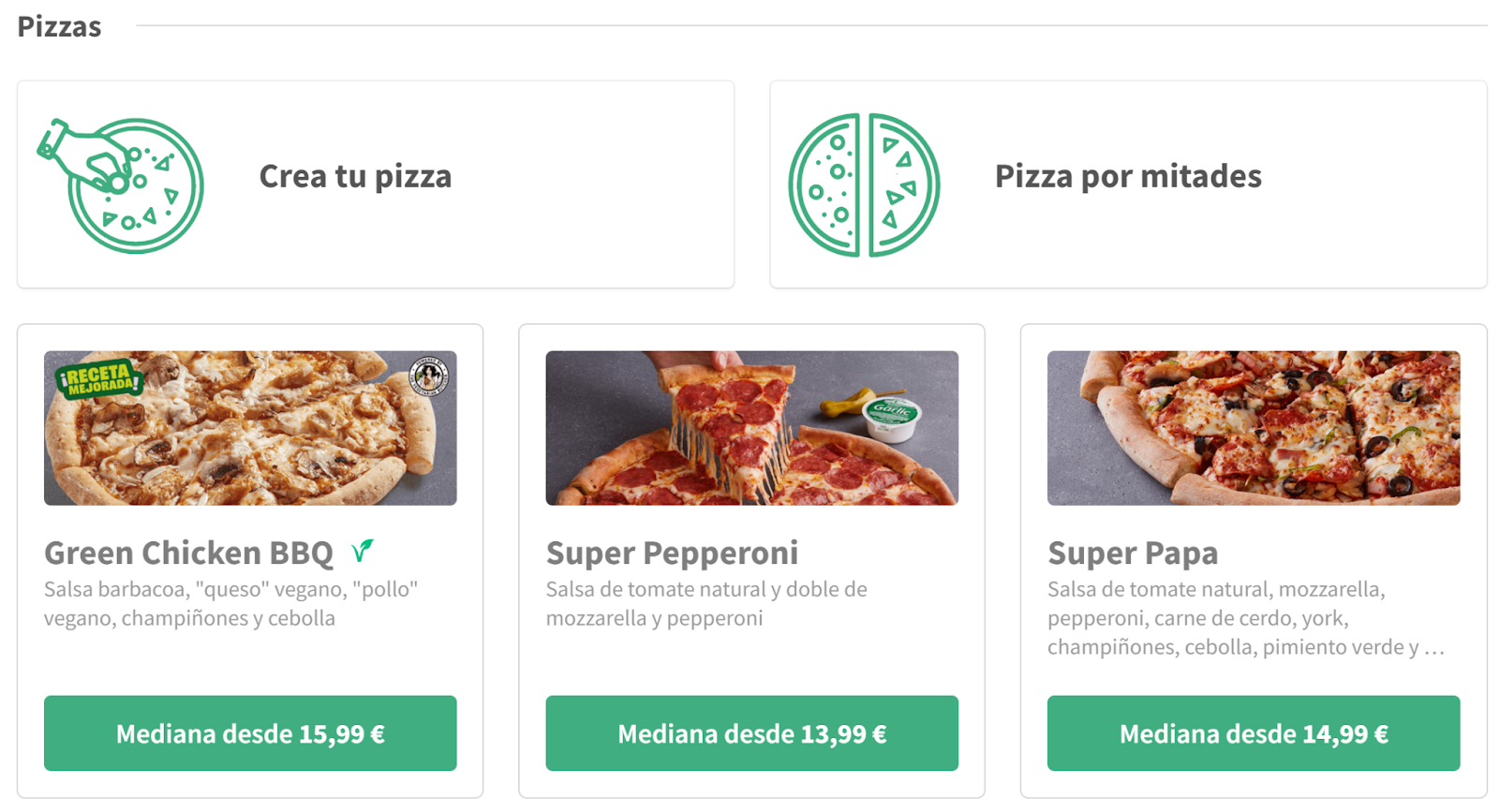 Imagen 11: Usar código promocional en Papa Johns