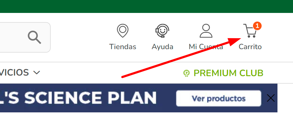 Imagen 6: Usar código promocional en Tiendanimal