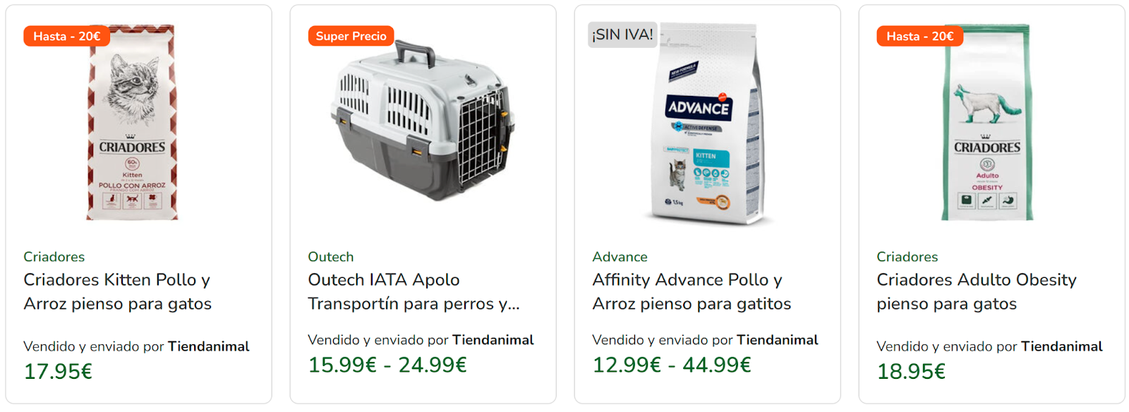 Imagen 11: Usar código promocional en Tiendanimal