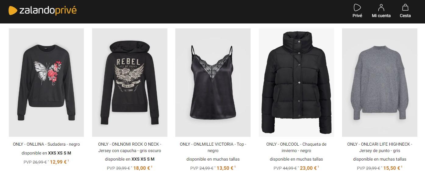 Usar código promocional en Zalando Prive