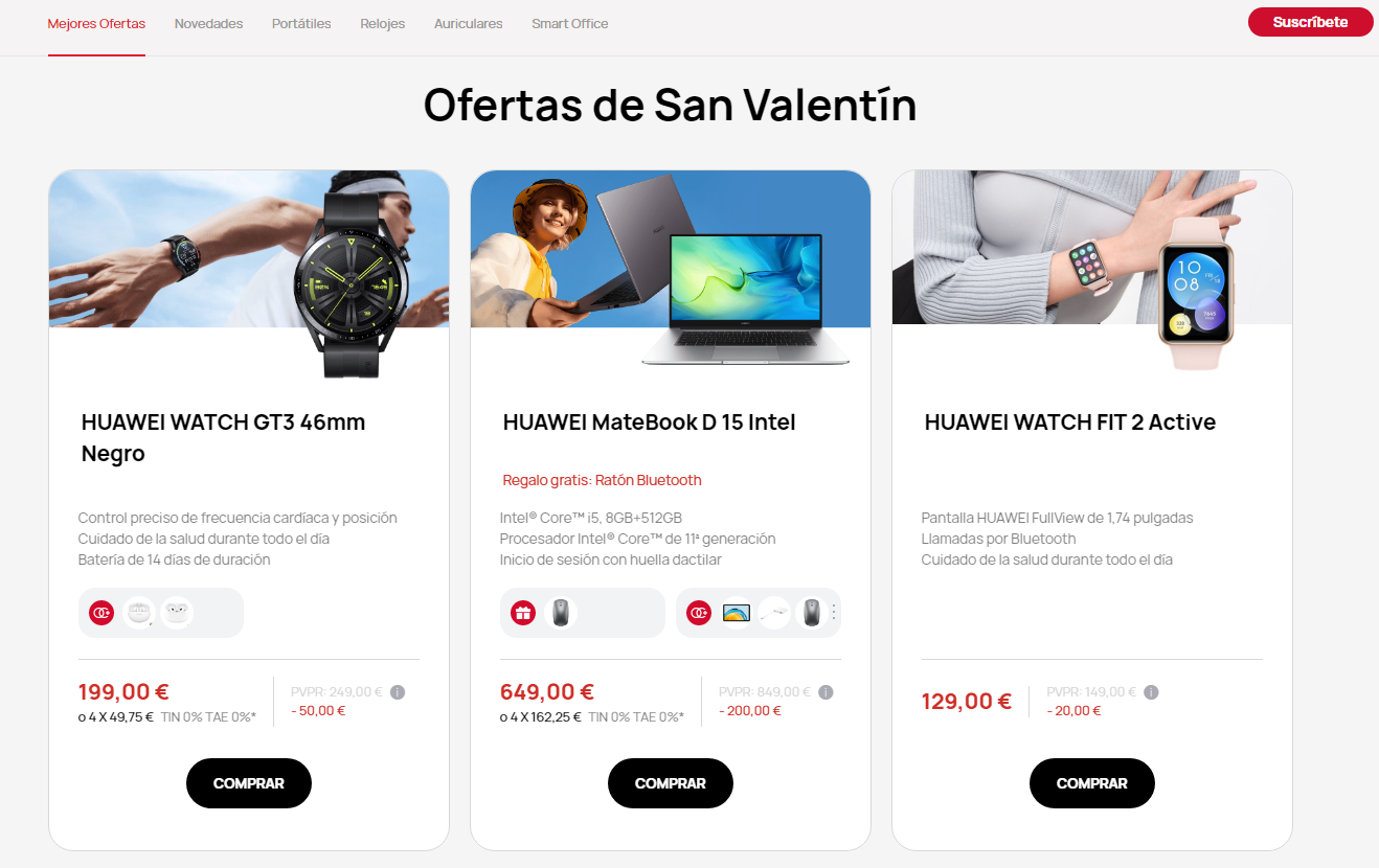 Imagen 9: Usar código promocional en Huawei