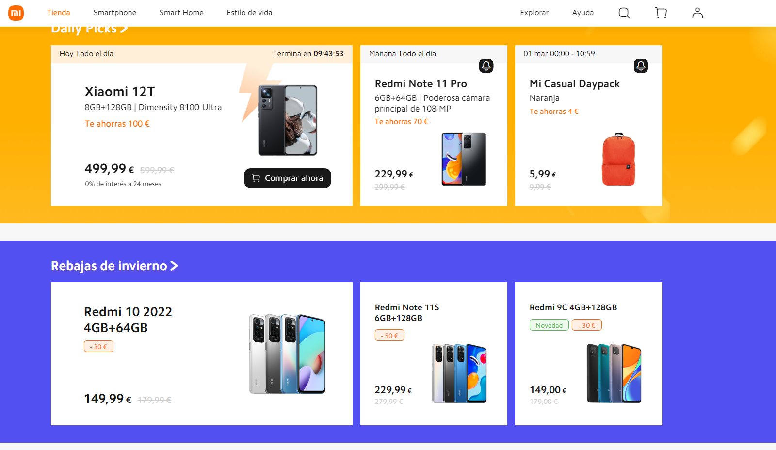 Aprovecha las ofertas de otoño de Xiaomi: descuentos de hasta 200