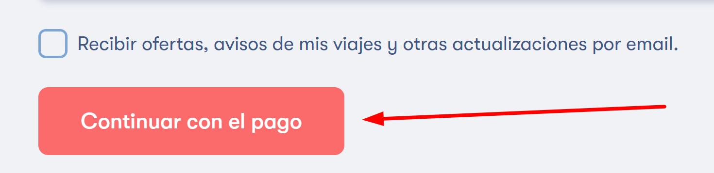 Imagen 8: Usar código promocional en Omio