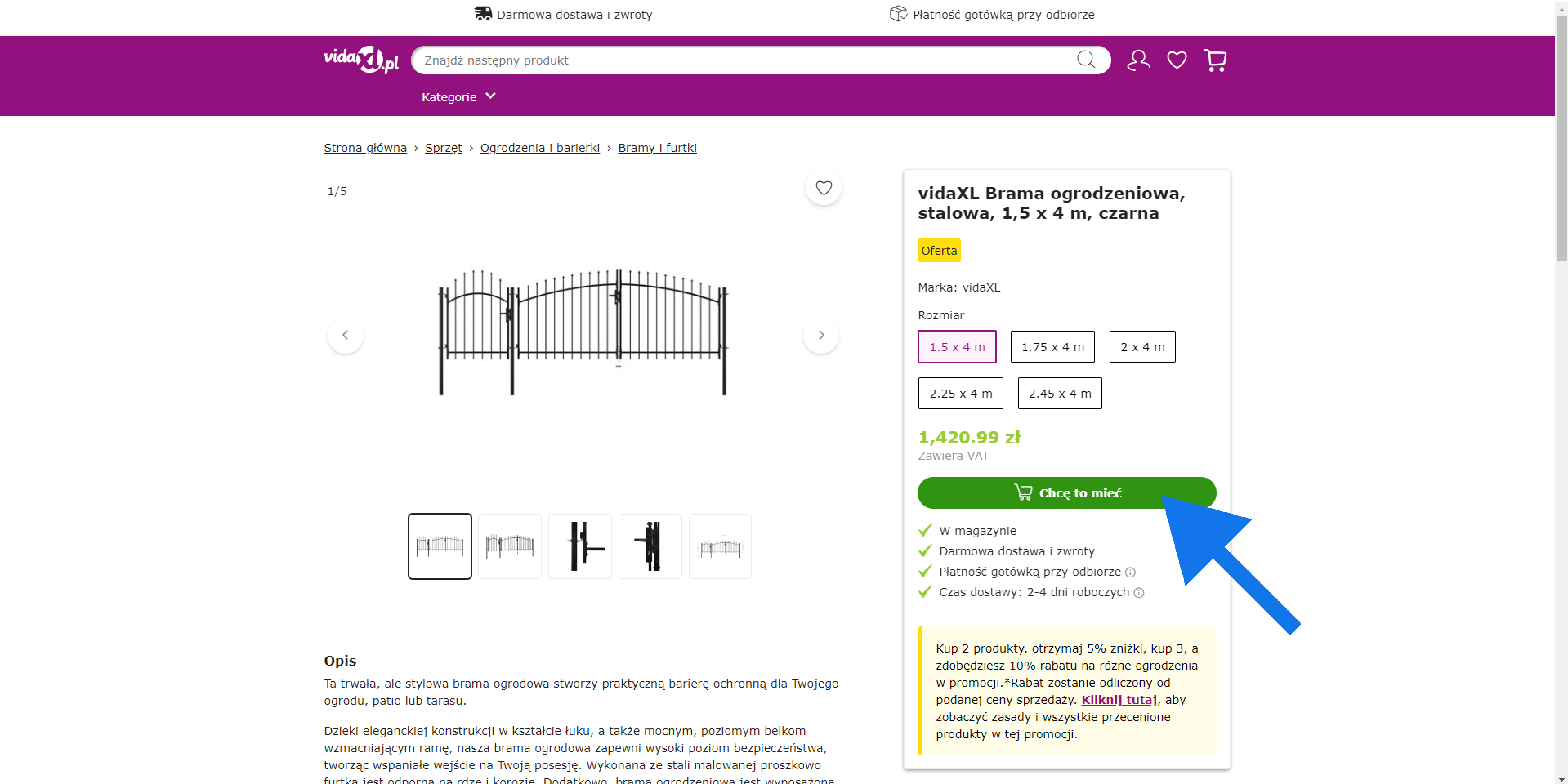 Obraz 4 - Najlepsze oferty: VidaXL Kod Rabatowy i Promocje