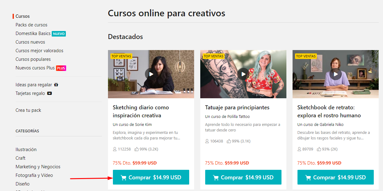 Use el Cupón Domestika Ofertas verificadas - Cupones Domestika