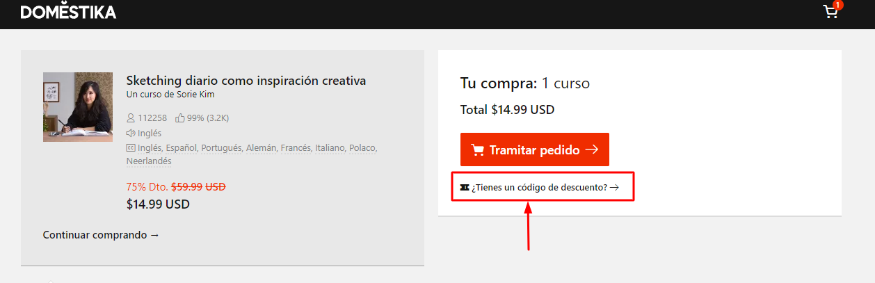 Imágen 2: Use el Cupón Domestika Imágen 2: Ofertas verificadas - Cupones Domestika
