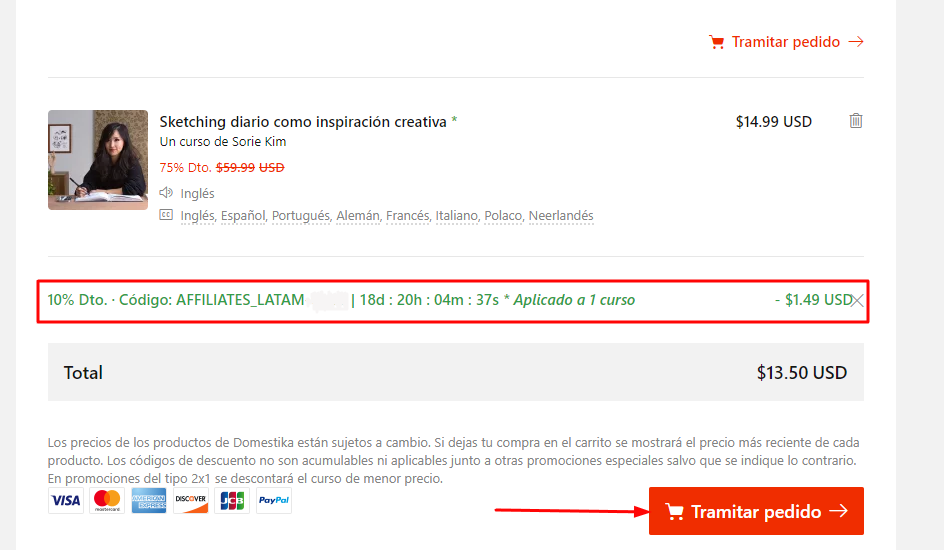 Imágen 4: Use el Cupón Domestika Imágen 4: Ofertas verificadas - Cupones Domestika