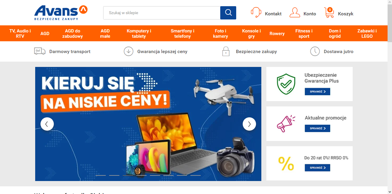 Najlepsze oferty: Avans Kod Rabatowy i Promocje