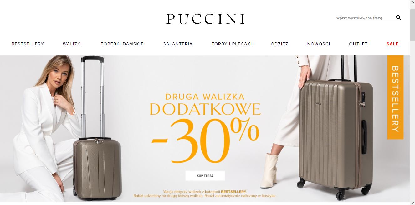 Najlepsze oferty: Puccini Kod Rabatowy i Promocje