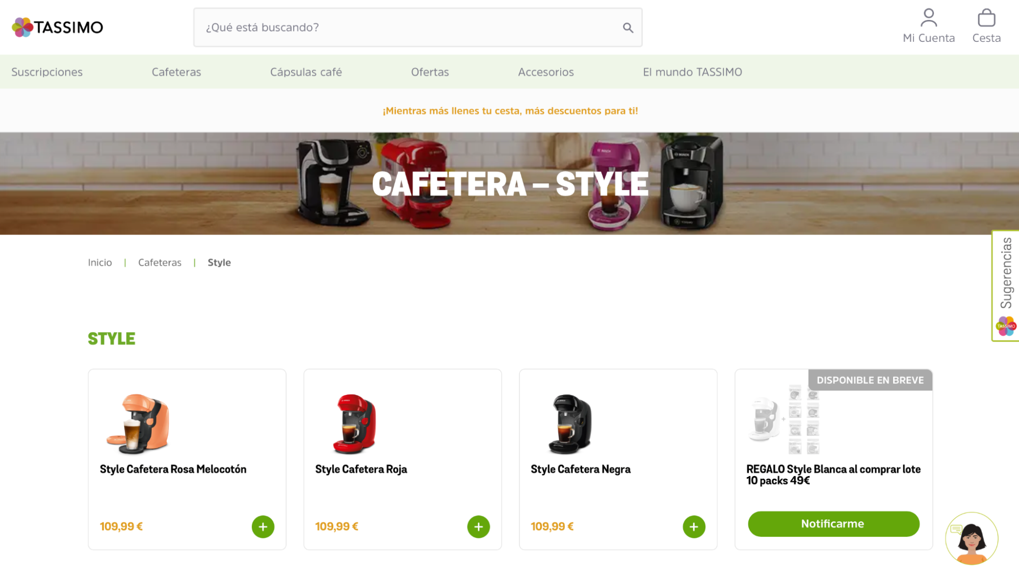 Oferta Tassimo, Descuento, Promoción cápsulas, Cafetera