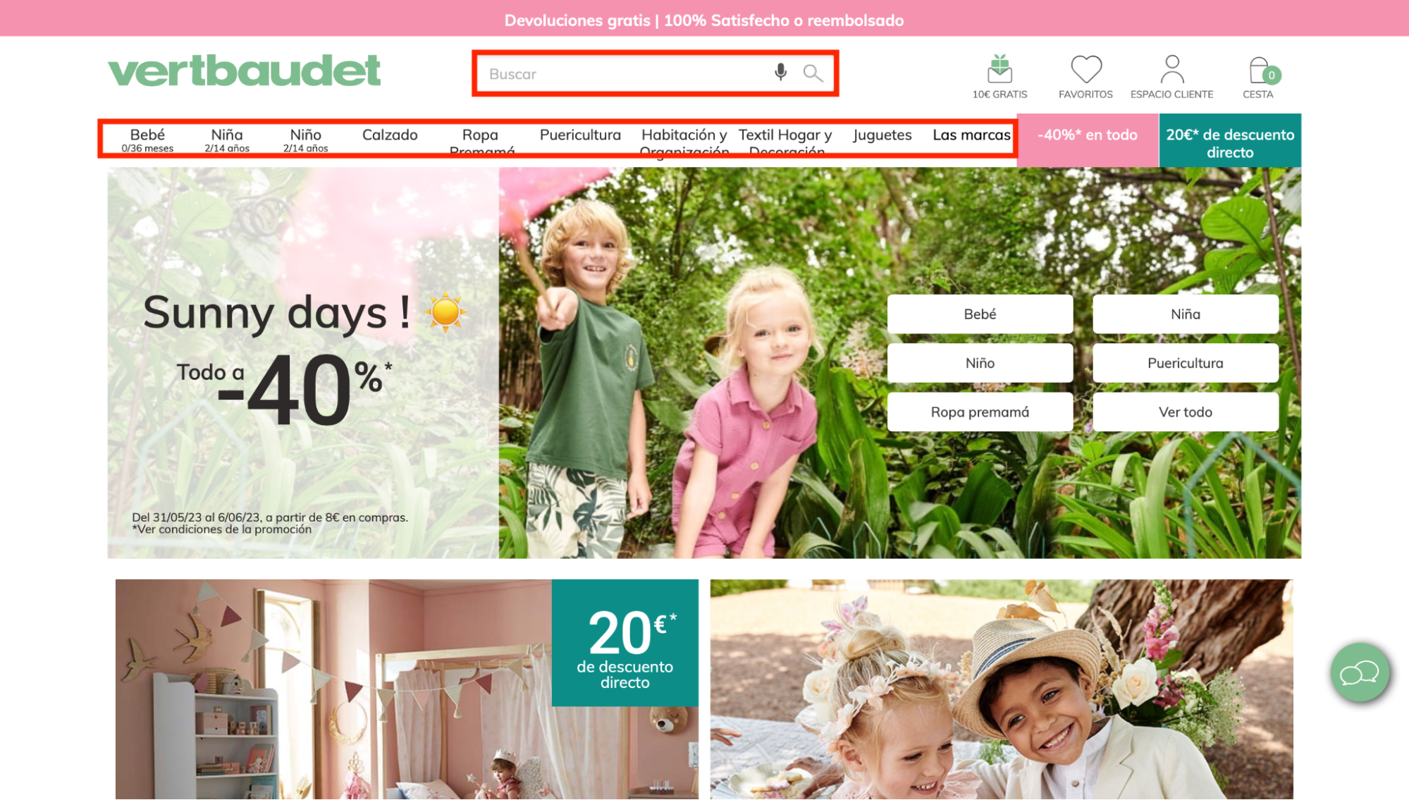Vertbaudet - Tienda Online - Bebe, Niños y Universo Infantil