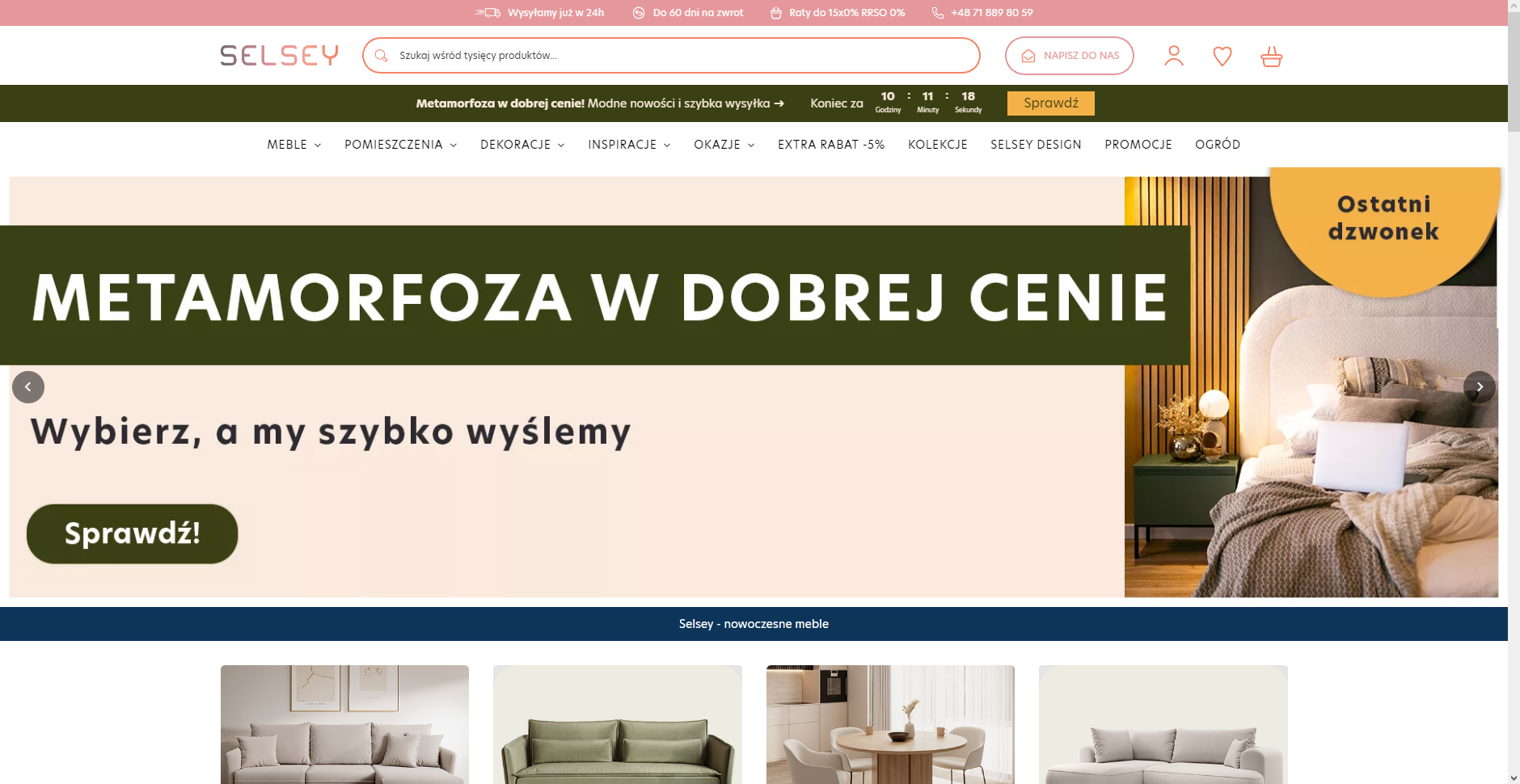 Kody Rabatowe Selsey Najlepsze oferty: Selsey Kod Rabatowy i Promocje
