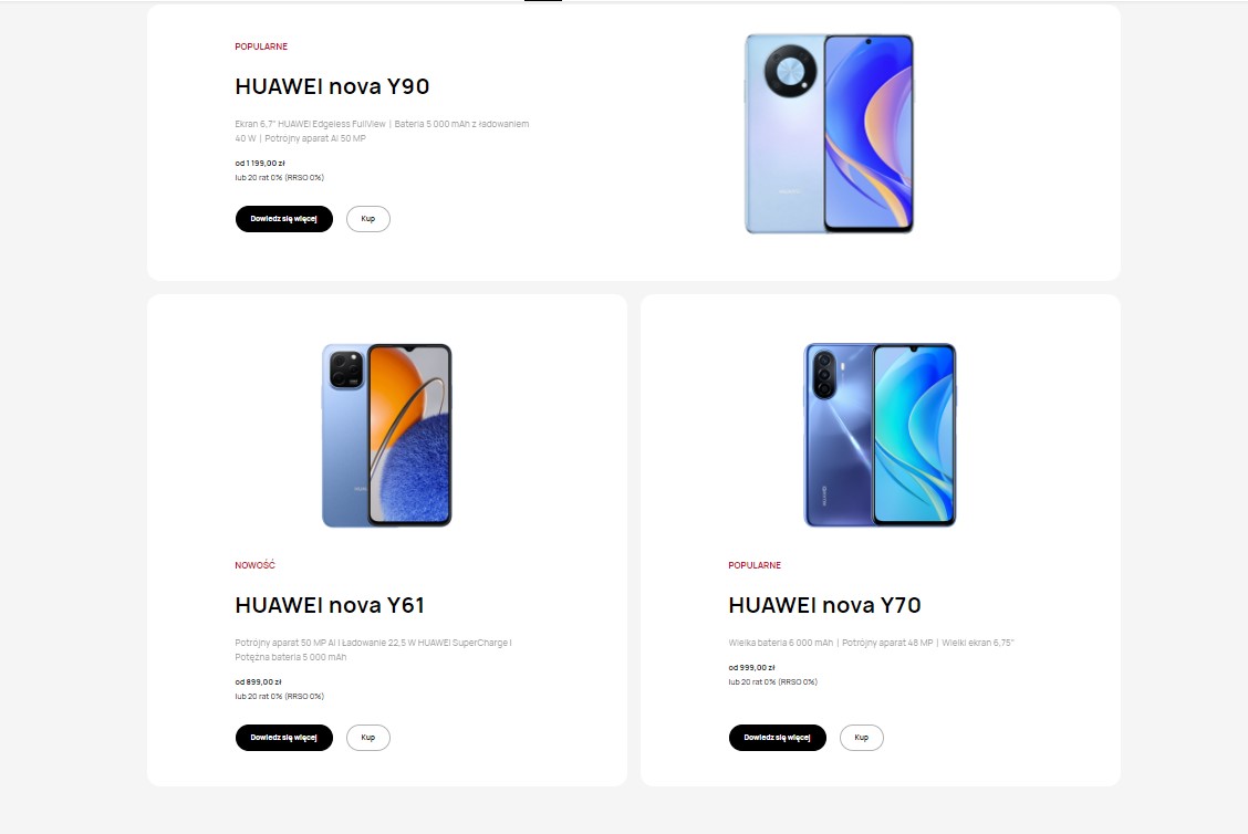 Najlepsze oferty: Huawei Kod Rabatowy i Promocje