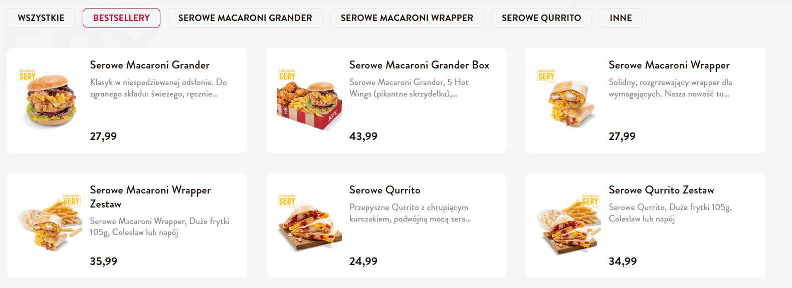 Najlepsze oferty: KFC Kod Rabatowy i Promocje