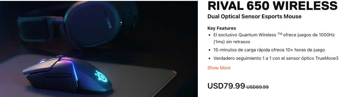 Imagen 2: Use el Cupón Steelseries Imagen 2: Ofertas verificadas - Cupones Steelseries
