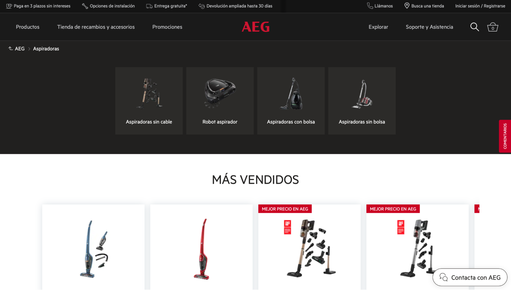 Imagen 5: Usar código promocional en AEG