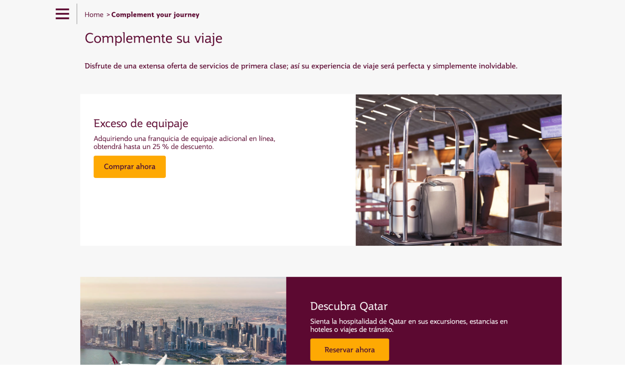 Imagen 5: Usar código promocional en Qatar Airways