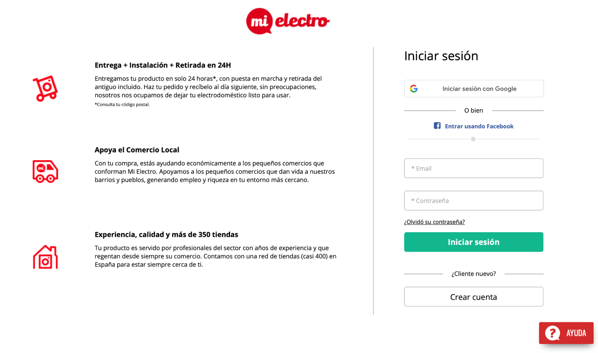 Imagen 9: Usar código promocional en MiElectro