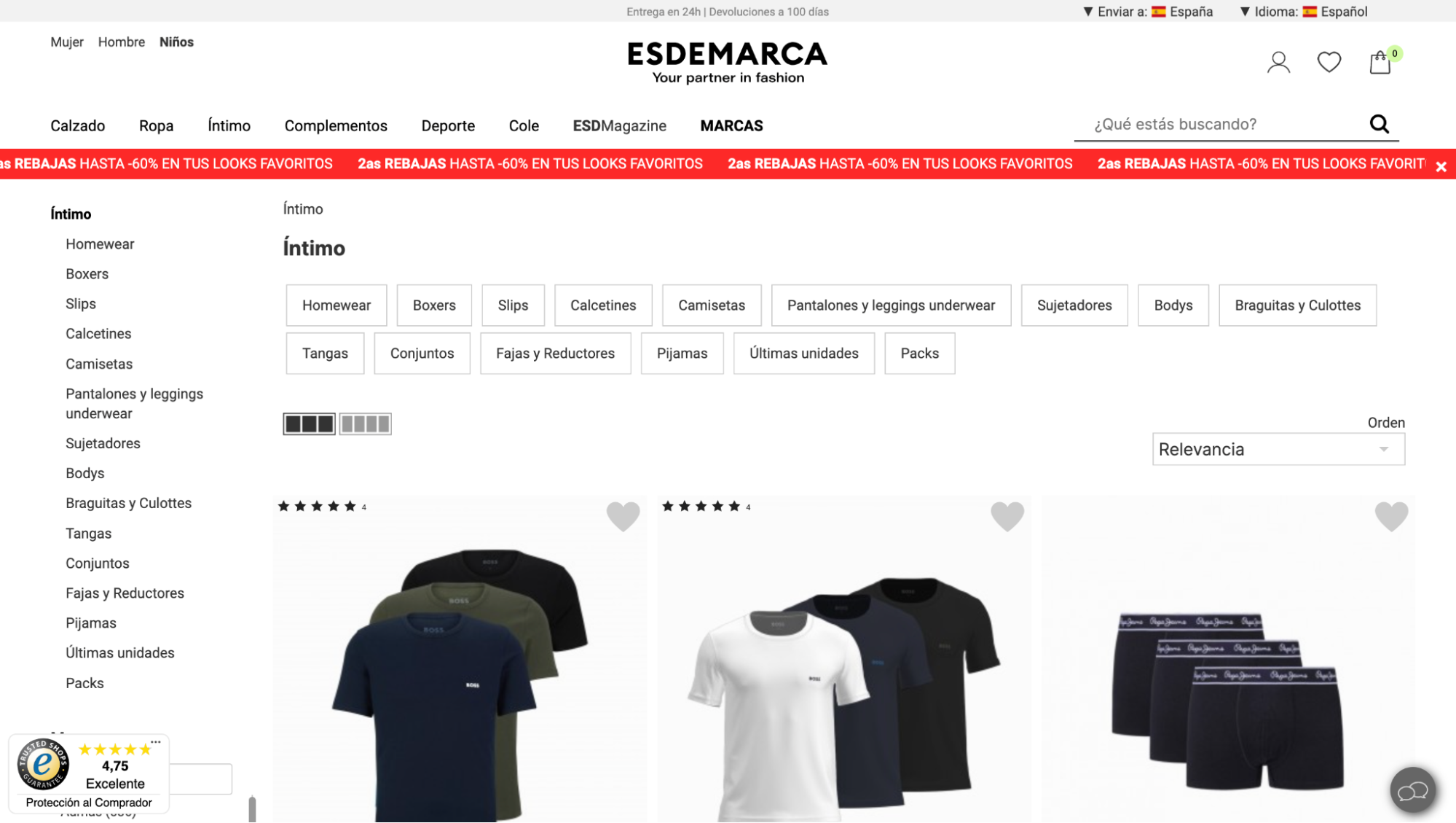 Imagen 3: Usar código promocional en Esdemarca